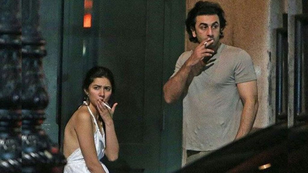 Mahira Khan & Ranbir Kapoor smoking