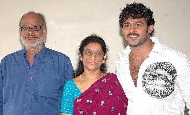 Prabhas with his parents