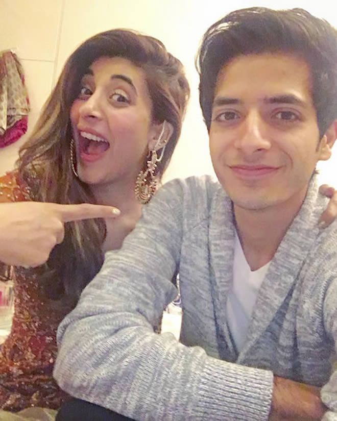 urwa hocane with his brother Ins E Yazdan