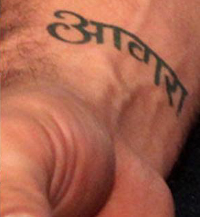 ranbir kapoor wrist tattoo