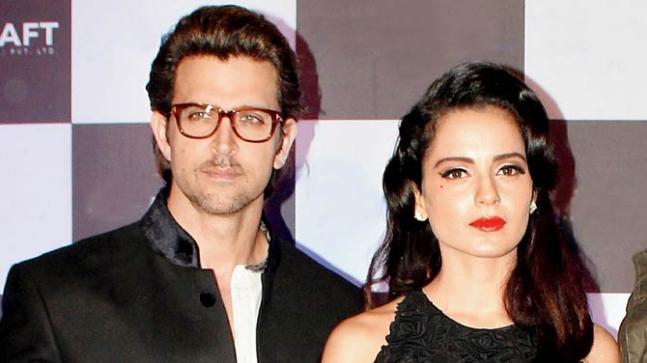 Hrithik Roshan and Kangana Ranaut