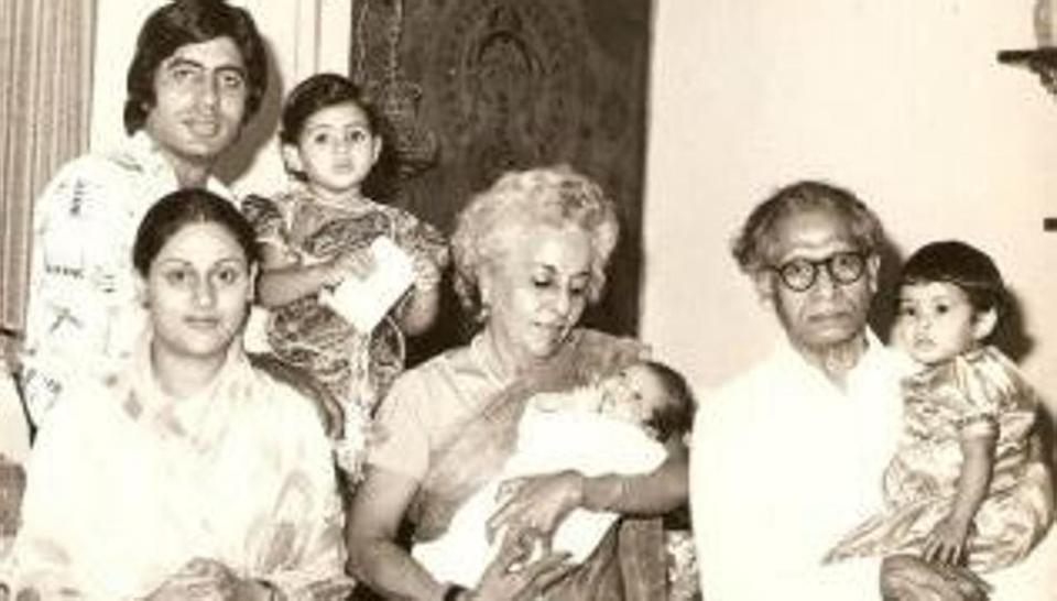 amitabh bachchan parents