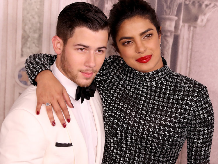 priyanka chopra with Nick Jonas