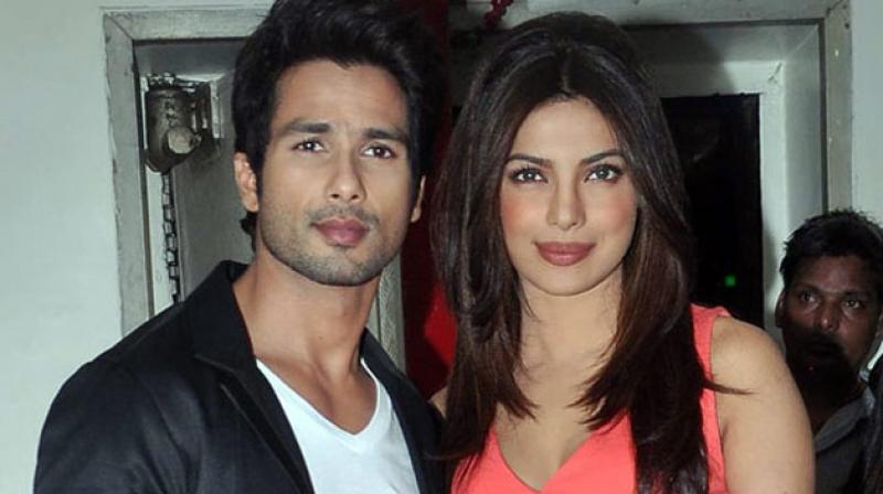 priyanka chopra with shahid kapoor