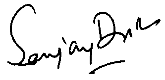 Sanjay Dutt signature