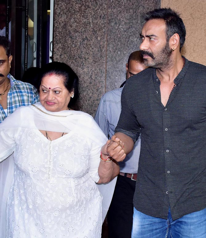 ajay devgn mother