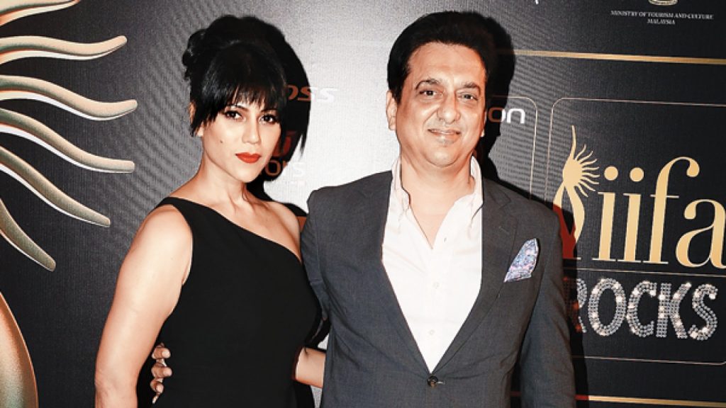 Sajid nadiadwala with Warda Khan Nadiadwala