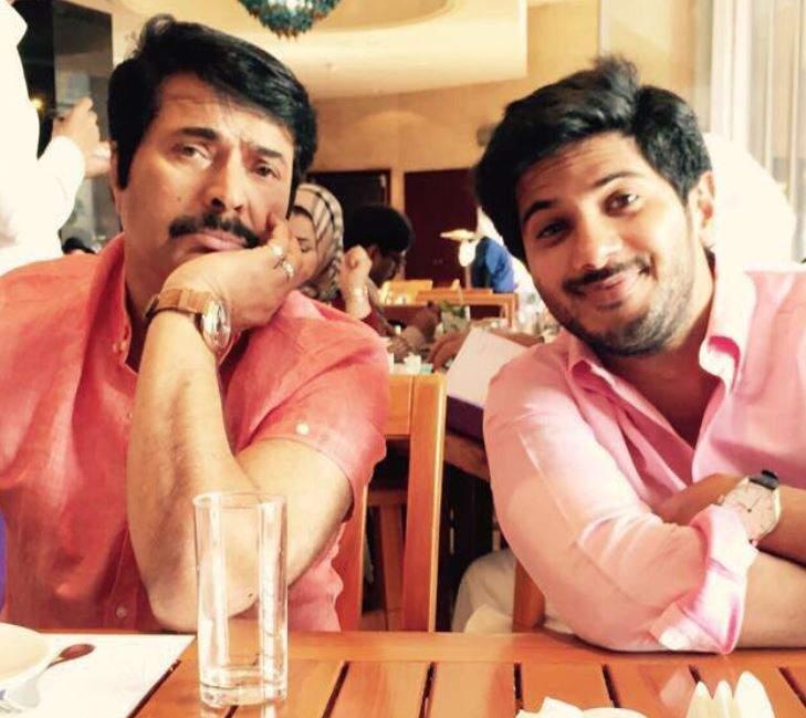 mammootty with dulquer salmaan