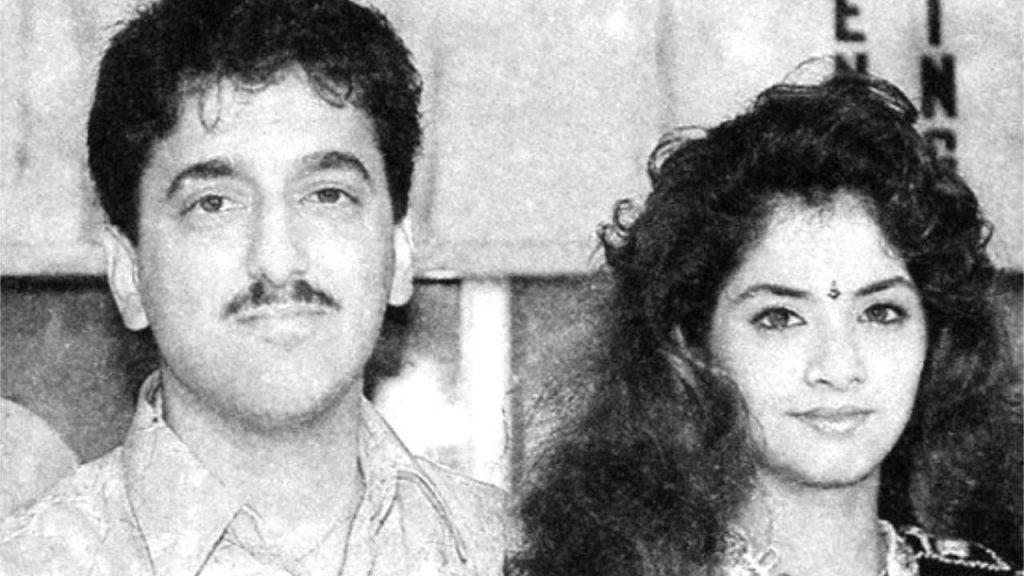 sajid nadiadwala with divya bharti